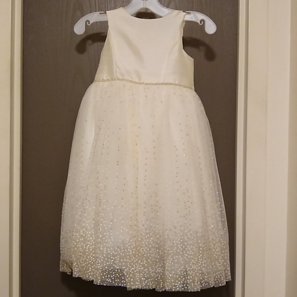 Flower girl dress-Tulle tea length gown